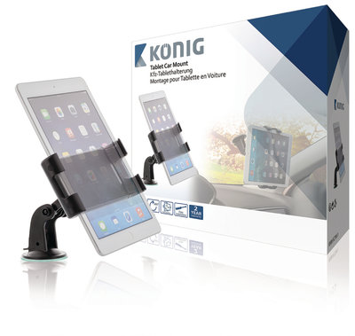 Tablet Autohouder 360 ° Draai- en Kantelbaar 0.7 kg