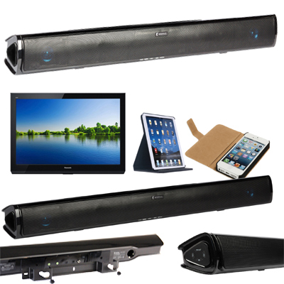 Soundbar 60 W - Pianolak zwart - Afstandsbediening - Zeer mooi vol geluid.