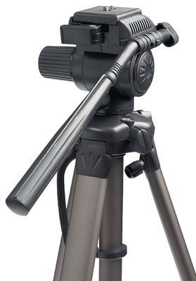 Camera/Video Statief Pan & Tilt 161 cm Zwart/Zilver