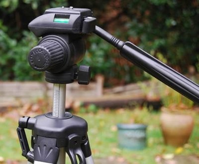 Camera/Video Statief Pan & Tilt 161 cm Zwart/Zilver