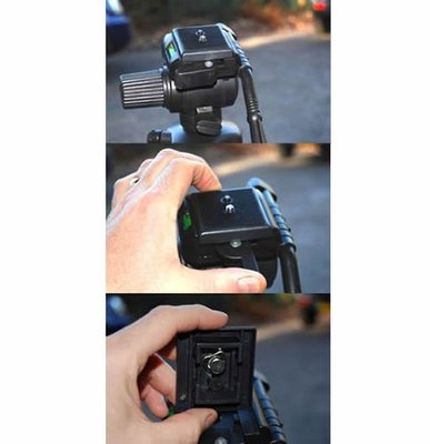 Camera/Video Statief Pan & Tilt 161 cm Zwart/Zilver