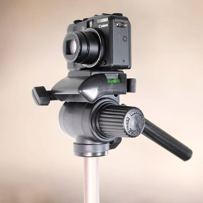 Camera/Video Statief Pan & Tilt 161 cm Zwart/Zilver