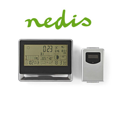 Weerstation | Draadloze sensor | Alarmklok | Weersvoorspelling