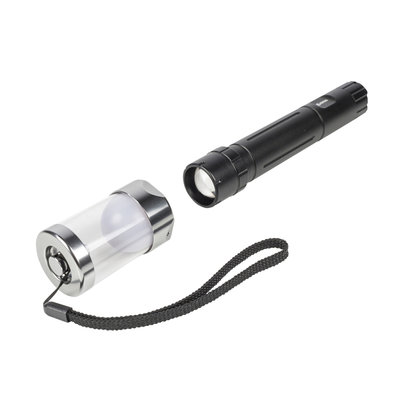 Multifunctionele LED zaklamp - Metaal - 150 meter beam