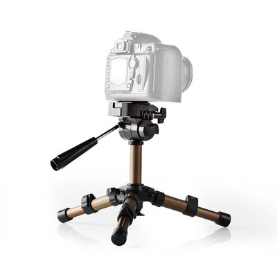 Ministatief | Pannen en kantelen | Max. 1 kg | 161 cm | Zwart / zilver