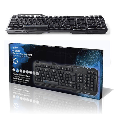Gaming-toetsenbord | RGB-verlichting | USB 2.0 | Scandinavisch | Metalen design