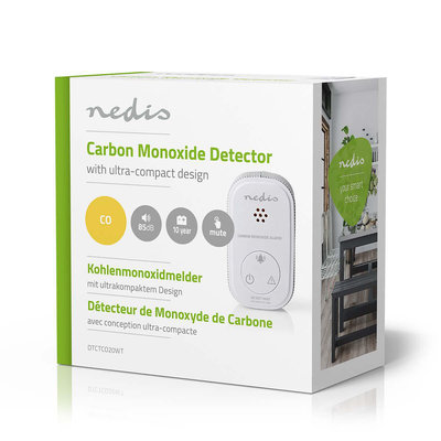 Koolmonoxidemelder - Zeer compact (Carbon Monoxide|Koolstof-Monoxide)